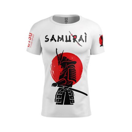 Esta camiseta es perfecta para quienes buscan reflejar valentía y determinación en cada paso, llevando consigo el espíritu de un auténtico samurái.