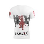 Esta camiseta es perfecta para quienes buscan reflejar valentía y determinación en cada paso, llevando consigo el espíritu de un auténtico samurái.