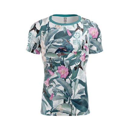 Camiseta de manga corta para hombre con un moderno colorido diseño muy natural.