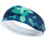 La cinta de cabeza - Camo Blue es perfecta para corredores, ciclistas y deportistas en general, que desean un accesorio con estilo y al mismo tiempo práctico, ayudando a mantener la concentración y comodidad durante el rendimiento físico.