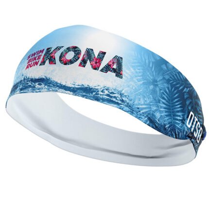 Perfecta para corredores, ciclistas y amantes de los deportes al aire libre, la cinta de cabeza - Kona no solo ofrece funcionalidad, sino también un diseño inspirado en el paraíso hawaiano, ideal para quienes desean llevar la esencia de Kona en cada entrenamiento.