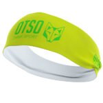 La cinta de cabeza - OTSO Sport Fluo Yellow & Fluo Green es perfecta para deportistas que buscan combinar rendimiento con un estilo audaz y visible, ideal para cualquier tipo de entrenamiento o competición.