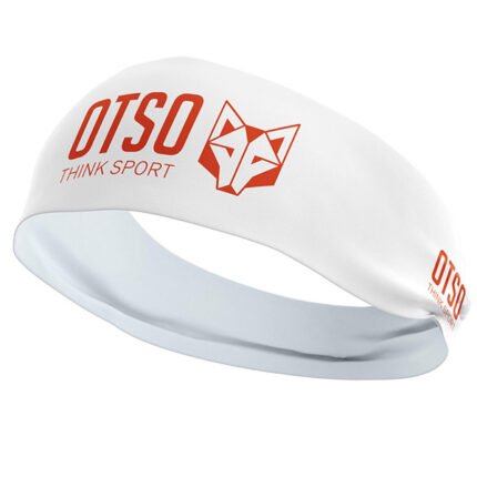 La cinta de cabeza - OTSO Sport White & Fluo Orange es ideal para deportistas que buscan un accesorio distintivo, ideal para actividades al aire libre como running, ciclismo y entrenamiento en general, donde cada detalle cuenta.