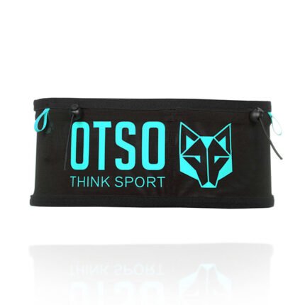 El cinturón de correr unisex - Black & Turquoise es perfecto para entrenamientos, carreras y actividades al aire libre, ofreciendo funcionalidad, estilo y comodidad, para que te enfoques en tu rendimiento sin preocuparte por tus pertenencias.