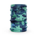 Este protector de cuello no solo refleja la esencia del camuflaje en un tono azul, sino que también ofrece un toque de estilo y funcionalidad para los que buscan destacarse con discreción.