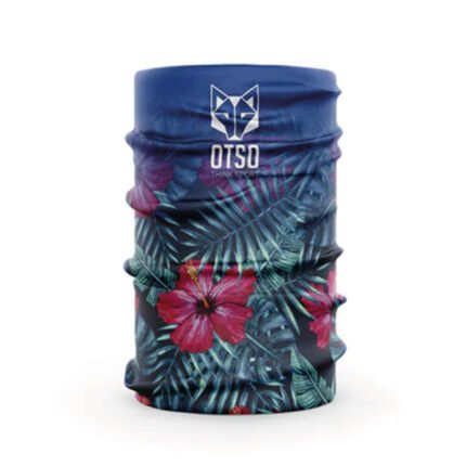 Este protector de cuello no solo captura la esencia vibrante de un paraíso tropical, sino que también ofrece una sensación de frescura y energía para quienes buscan disfrutar del verano con estilo.