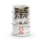 Este protector de cuello no solo captura la esencia imponente del lobo, sino que también transmite un sentido de libertad y resistencia para quienes buscan un estilo feroz y protector.