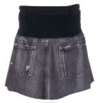 SHORT POLLERA BLACK JEANS - Imagen 2