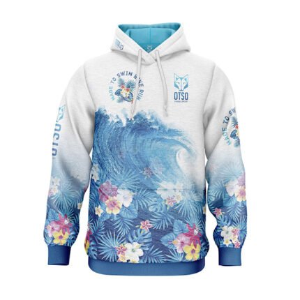 Es ideal para quienes practican triatlón y desean una sudadera que combine con su estilo deportivo y pasión por las tres disciplinas.