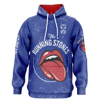SUDADERA - RUNNING STONES BLUE