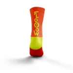 CALCETINES MULTISPORT MEDIUM CUT - FLOOOW FLUO ORANGE / FLUO YELLOW - Imagen 2
