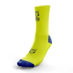 CALCETINES MULTISPORT MEDIUM CUT - FLOOOW FLUO YELLOW / ELECTRIC BLUE