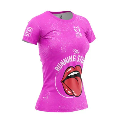 CAMISETA MANGA CORTA MUJER - RUNNING STONE PINK